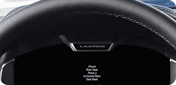 REAR SEAT REMINDER ALERT