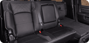 Single Rear Seat Folded