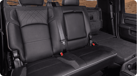 Single Rear Seat Folded