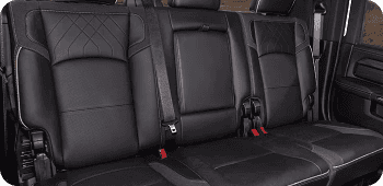 Three-Across Rear Seating