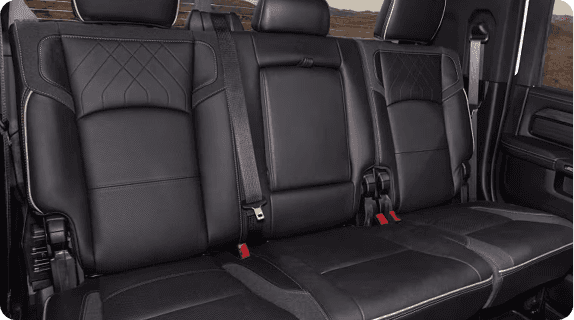 Three-Across Rear Seating