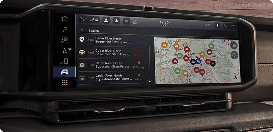 12.3 inches of touchscreen