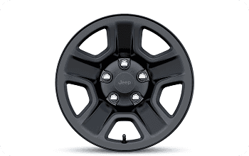 17-Inch Black Steel Styled Wheels