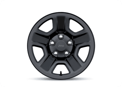 17-Inch Black Steel Styled Wheels