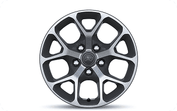 17-Inch Machined Wheels with Black Pockets