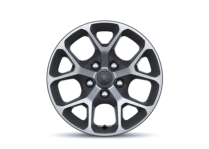 17-Inch Machined Wheels with Black Pockets