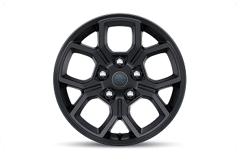 17-Inch Painted Black Wheels