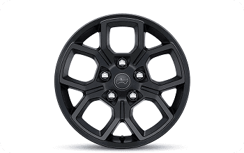 17-Inch Painted Black Wheels
