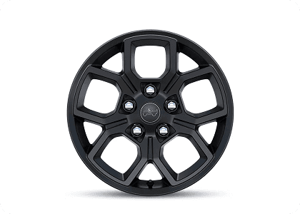 17-Inch Painted Black Wheels