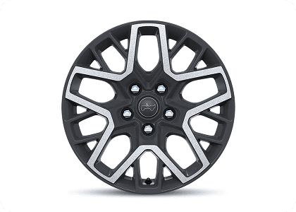 18-Inch Machined Painted Baltic Gray Wheels