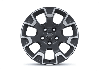 18-Inch Machined Painted Gray Wheels