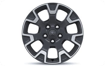 18-Inch Machined Painted Gray Wheels