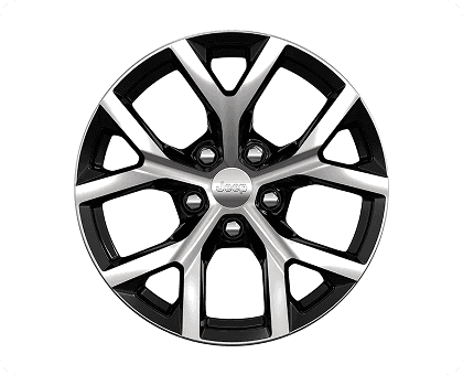 18-Inch Polished with High-Gloss Black Pockets