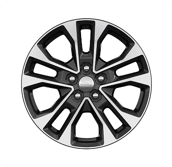 20-Inch Machined Face with Black Noise Painted Pockets