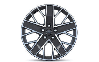 20-Inch Machined Painted Gray Wheels