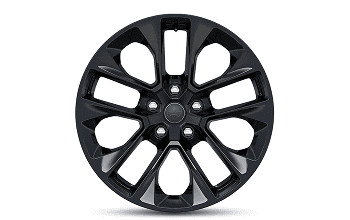 20-Inch Painted Black Aluminum Wheels