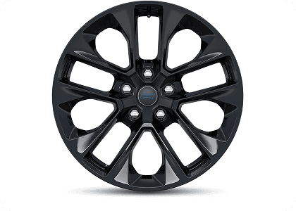 20-Inch Painted Black Aluminum Wheels