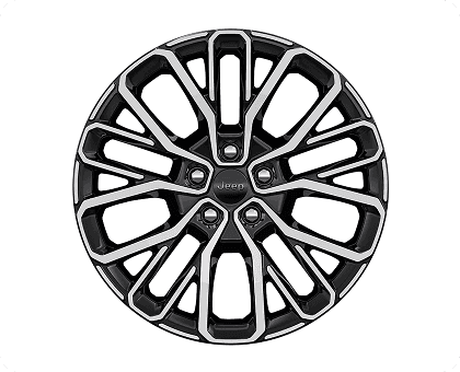 21-Inch Machined Gray with Mid-Gloss Granite Crystal Painted Pockets