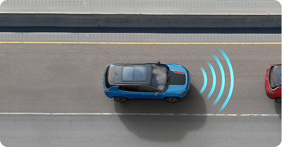 AVAILABLE ADAPTIVE CRUISE CONTROL WITH STOP AND GO*