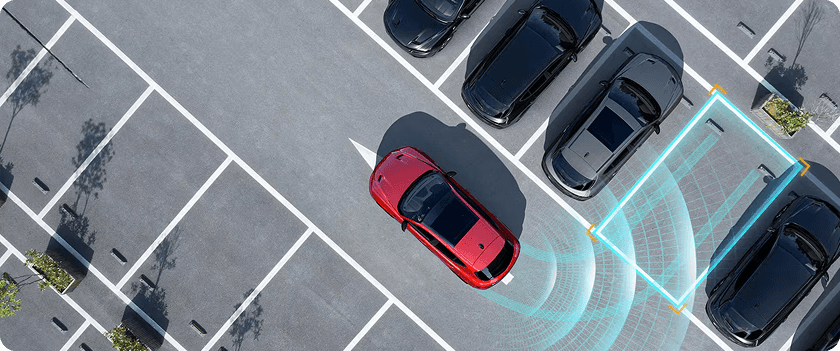 AVAILABLE PARKSENSE PARALLEL AND PERPENDICULAR PARK ASSIST