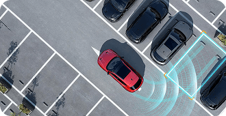 AVAILABLE PARKSENSE PARALLEL AND PERPENDICULAR PARK ASSIST