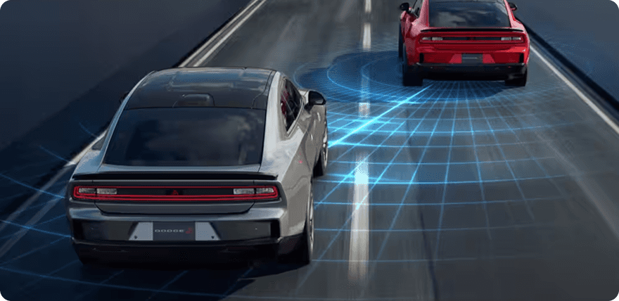 BLIND SPOT MONITORING* WITH REAR CROSS PATH DETECTION*