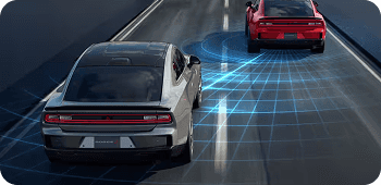 BLIND SPOT MONITORING* WITH REAR CROSS PATH DETECTION*