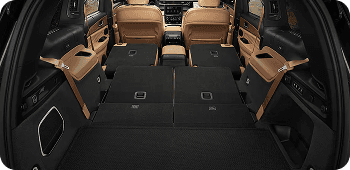 SECOND- AND THIRD-ROW SEATS FOLDED
