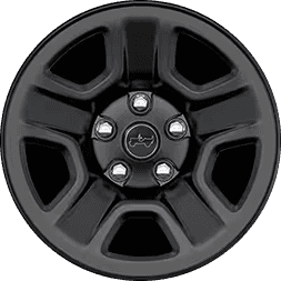 17-Inch Black Steel
                                Styled Wheels