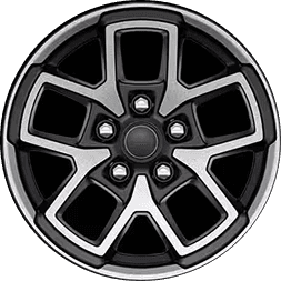 PA17-Inch Machined Painted Black Wheels