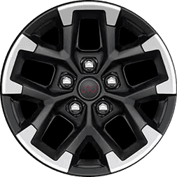 17-Inch Machined Wheels with Black Painted Pockets
