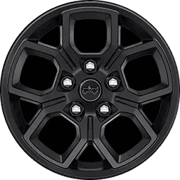 17-Inch Painted
                                Black Wheels