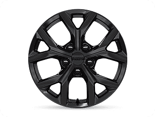 18-Inch High-Gloss Black