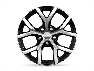 18-Inch Polished with High-Gloss Black Pockets