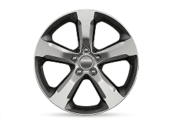 20-Inch Diamond Cut with High-Gloss Tech Gray Painted Pockets
