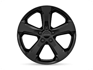 20-Inch High-Gloss Black