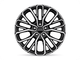 21-Inch Machined Gray with Mid-Gloss Granite Crystal Painted Pockets