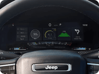 Available 10.25-Inch Digital Cluster Display