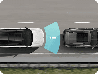 Full-Speed Forward Collision Warning with Active Braking and Pedestrian/Cyclist Detection
