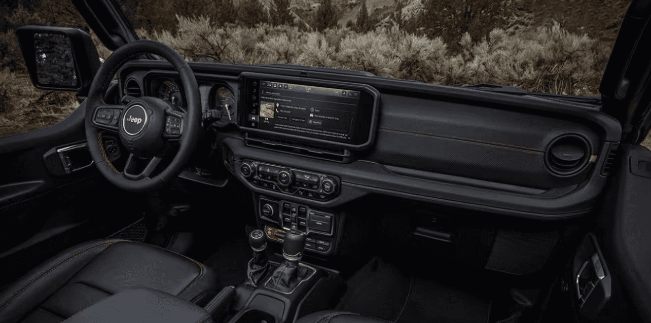 Interior of 2026 Jeep Wrangler Rubicon for sale in Florence, AL at Singing River CDJR