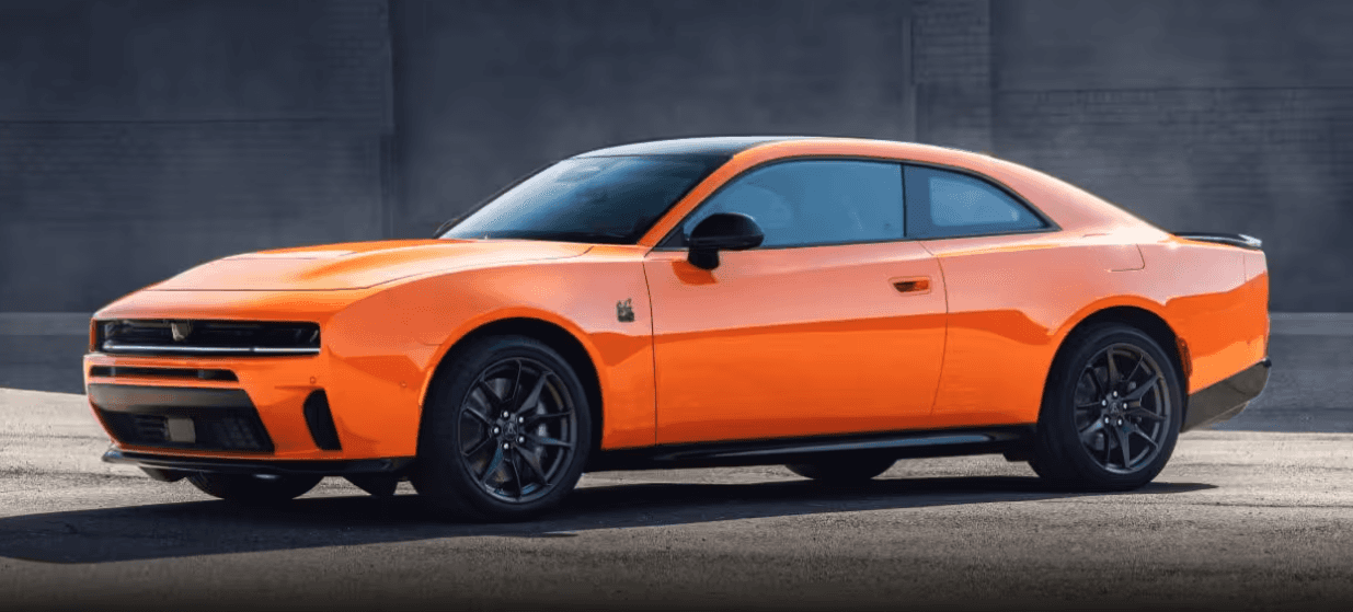 Side view of the 2026 Dodge Charger Scat Pack for sale in Florence, AL at Singing River CDJR