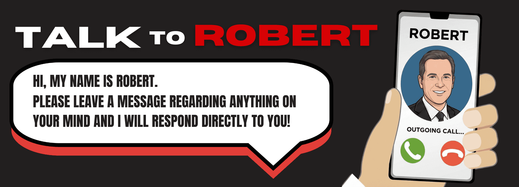 talk to the gm Robert