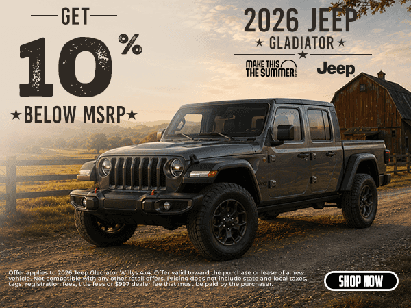 New 2026 Jeep Gladiator 