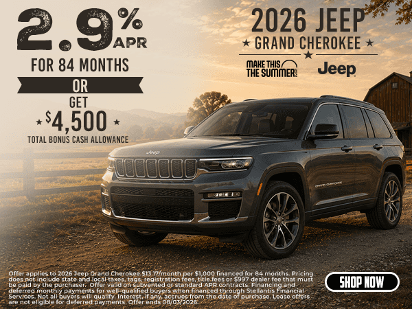 New 2026 Jeep Grand Cherokee 