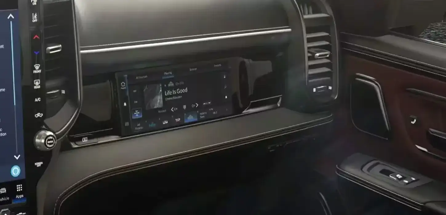 10.25-inch front passenger interactive touchscreen display