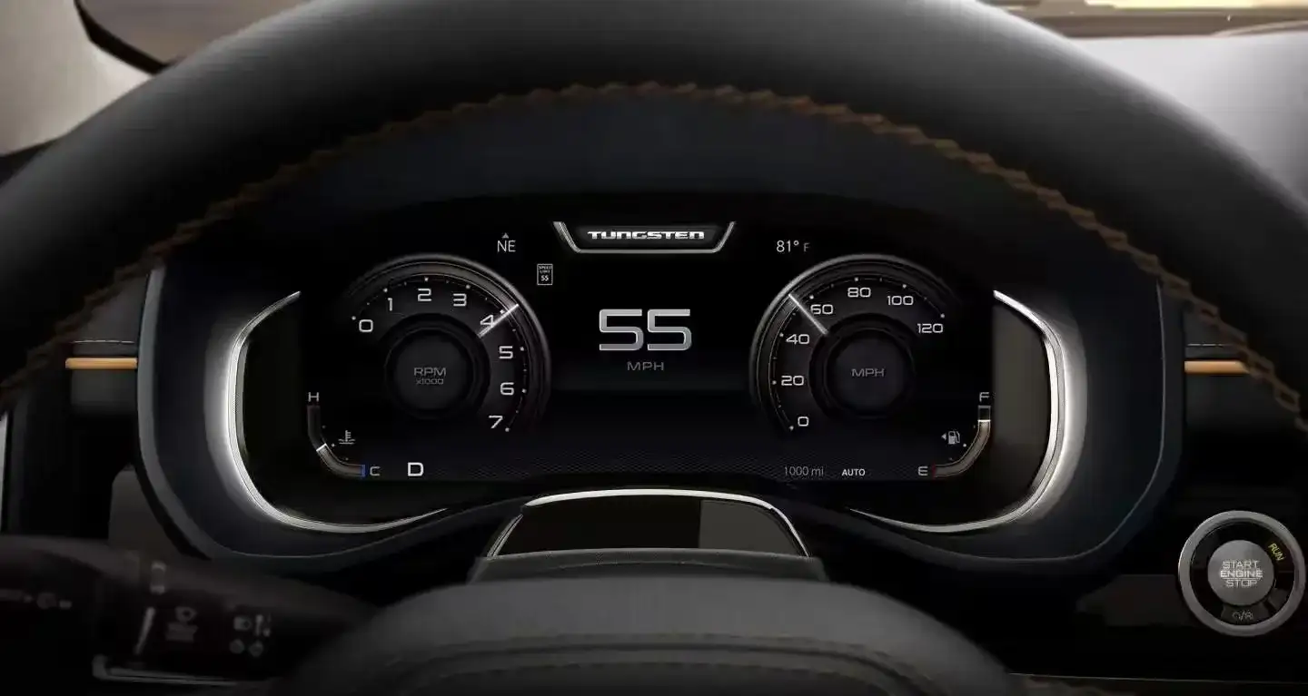 2027 RAM 1500 digital instrument cluster