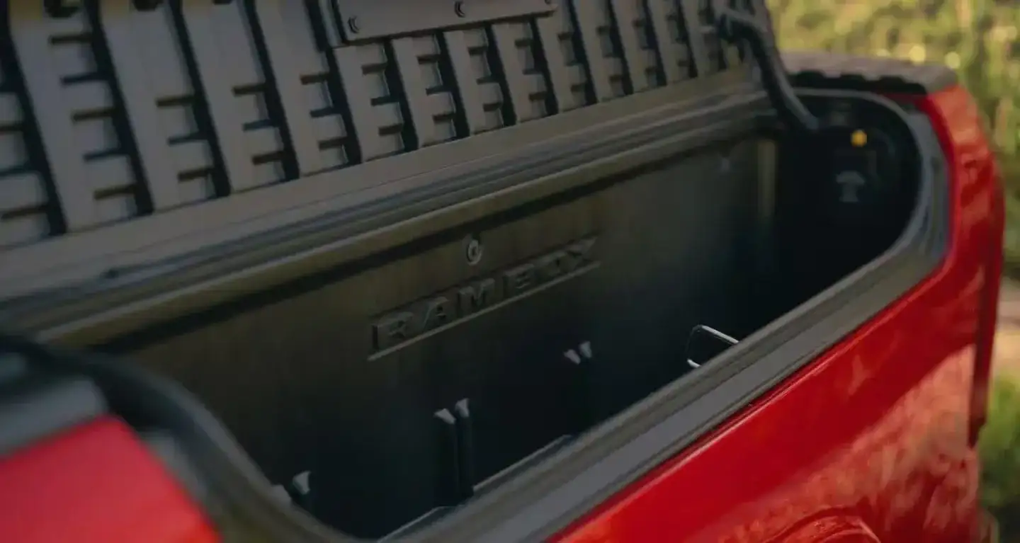 2027 RAM 1500 tailgate detail