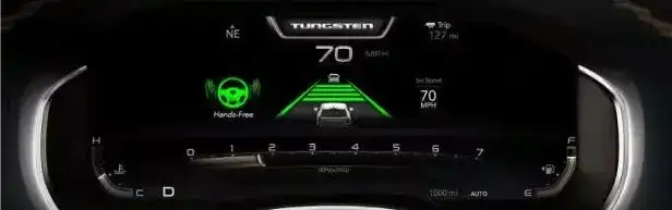 Hands-Free Active Driving Assist shown on the digital cluster