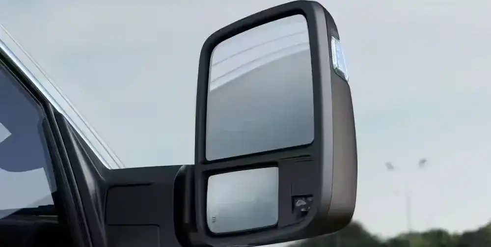 Telescopic trailer tow mirror on the 2027 RAM 1500