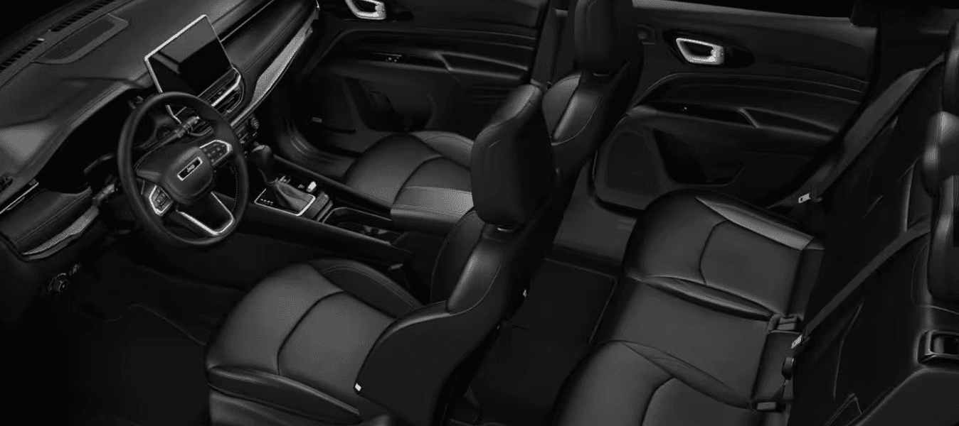 Interior of the 2026 Jeep Compass for sale in Florence, AL at Singing River CDJR